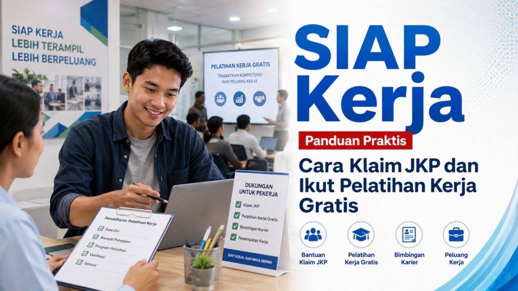 SIAP Kerja Cara Klaim JKP dan Ikut Pelatihan Kerja Gratis