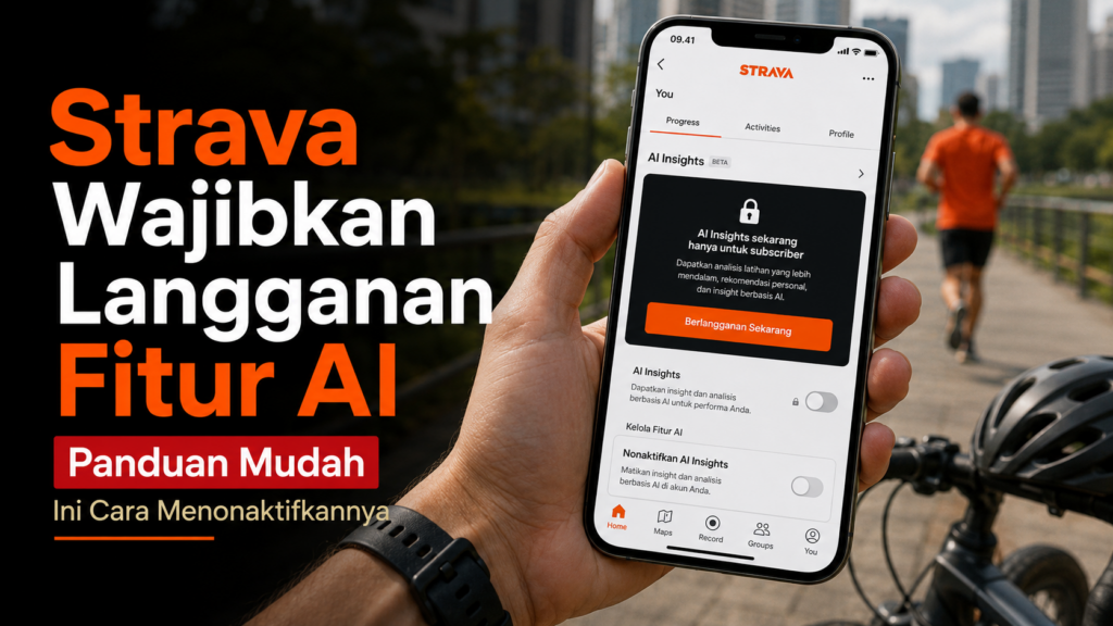 Strava Wajibkan Langganan Fitur AI, Ini Cara Menonaktifkannya
