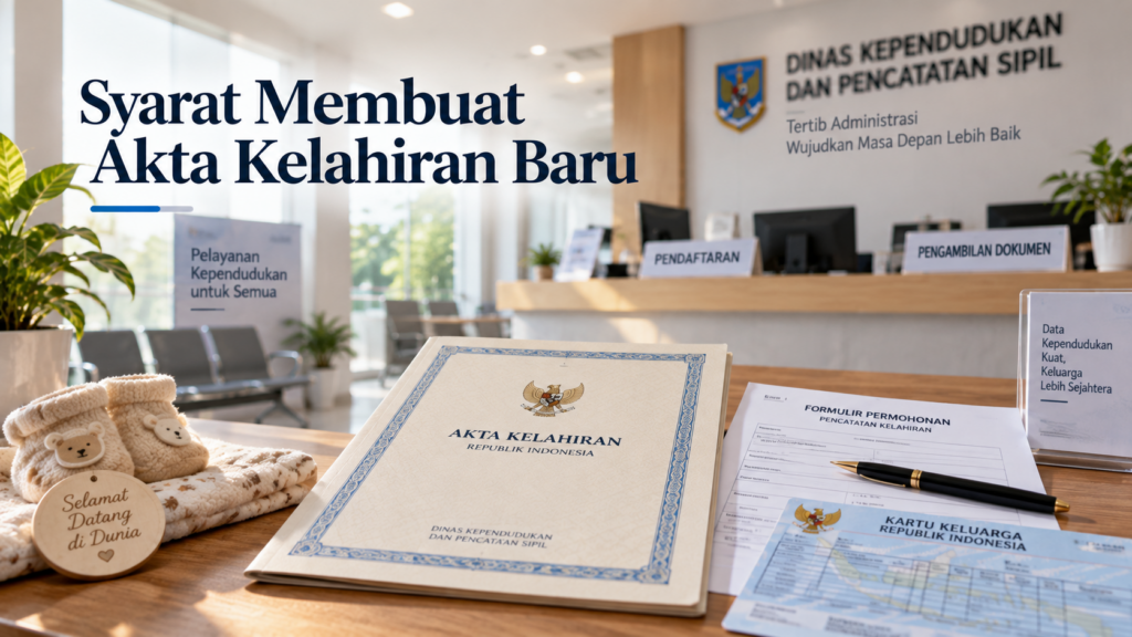 Syarat Membuat Akta Kelahiran Baru