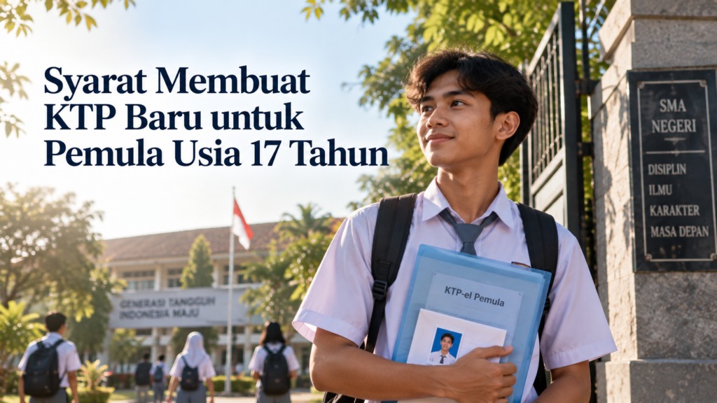 Syarat Membuat KTP Baru untuk Pemula Usia 17 Tahun