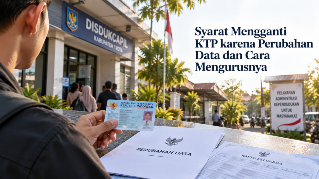 Syarat Mengganti KTP karena Perubahan Data