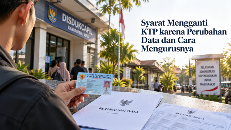 Syarat Mengganti KTP karena Perubahan Data dan Cara Mengurusnya