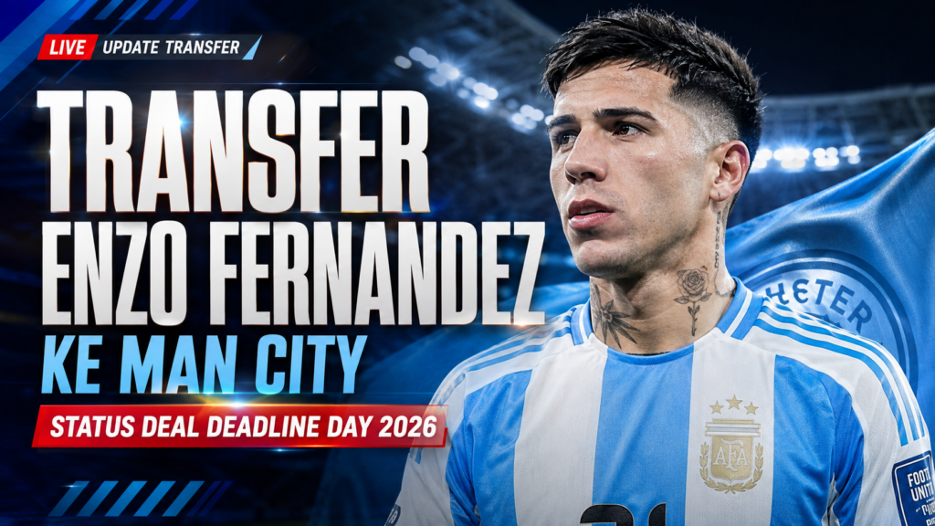 Transfer Enzo Fernandez ke Man City Status Deal Deadline Day 2026