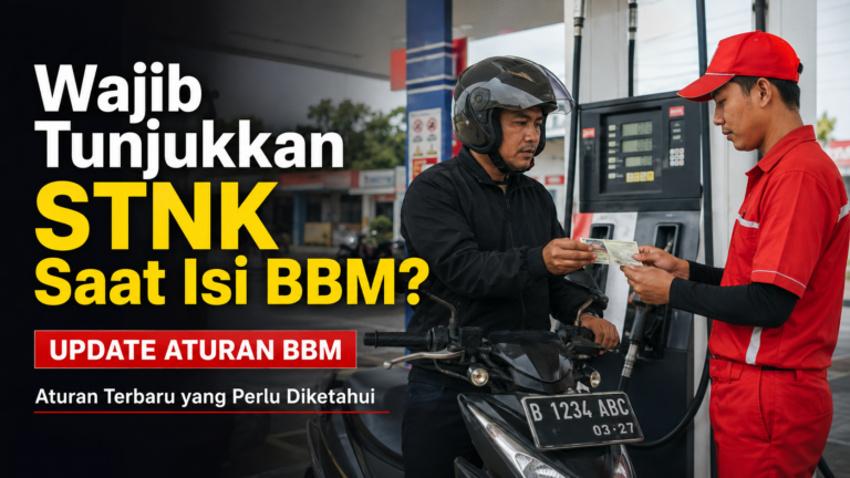 Wajib Tunjukkan STNK Saat Isi BBM? Aturan Terbaru yang Perlu Diketahui